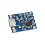 Módulo Cargador para Batería de Litio 18650, Micro USB, TP4056 1A