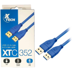 Cable USB 3.0 Macho a Macho, XTC-352