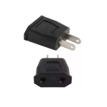 Adaptador Clavija Europea a Americana 10A 250V