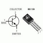 Transistor BD139 NPN 80V 1.5A TO-126 - Image 2