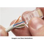 Conector de Red RJ45 8 pines, CAT6E - Image 2