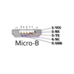 Conector Micro USB 2.0 Hembra Invertido, 5 Pines - Image 5