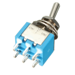 Switch Palanca DPDT 6A 125VAC, ON-OFF-ON - Image 2
