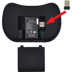 Mini Teclado Inalámbrico de 2.4 GHz con Touch Pad para Smart TV, PC, Android TV Box - Image 3
