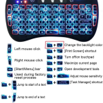 Mini Teclado Inalámbrico de 2.4 GHz con Touch Pad para Smart TV, PC, Android TV Box - Image 5