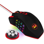 Mouse Gamer Programable Alámbrico, 12400 DPI, Retroiluminado, con Botones Incorporados, Redragon M901-2