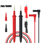 Cables/Puntas de Prueba para Multímetro 1000V 20A + Pinzas Tipo Lagarto Aisladas, BSIDE