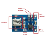 Módulo Cargador para Batería de Litio 18650, Mini USB, TP4056 1A - Image 2