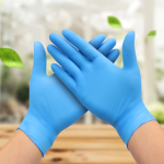 Par de Guantes de Nitrilo para Trabajos Electrónicos, Talla L