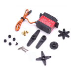 Servo Motor de Engranaje Metálico a Prueba de Agua, 180°, 20 kg de Torque, TD-8120MG