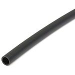 Tubo Termoencogible por Metro de 1mm, Color Negro