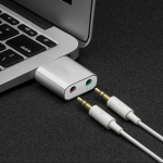 Tarjeta de Sonido USB 7.1 Canales de Aluminio - Image 3