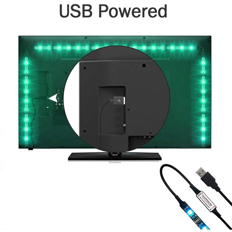 Luces Led Detrás De La Tele