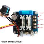 Controlador de Velocidad PWM para Motor DC, 6-90VDC 15A - Image 4