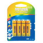 Bateria Zinc-Carbon AA Blister Motoma