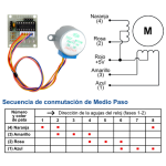 Motor a Pasos Unipolar de 4 Fases 28BYJ-48-5V + Placa Controladora ULN2003 - Image 3