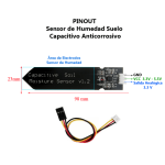 Sensor de Humedad de Suelo Capacitivo V2.0 - Image 2