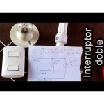 Placa con Doble Interruptor 15A 125V Color Blanco Plata Eagle - Image 2