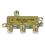 Divisor Coaxial 1 Entrada, 3 Salidas