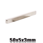 Imán de Neodimio Rectangular 50X5X3MM N35