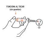 Probador de Corriente Alterna 100-500VAC de 19 CM, Truper - Image 3