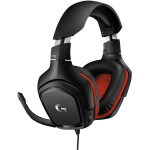 Audífonos Alámbricos Gamer con Micrófono, Plug 3.5mm, Logitech G332