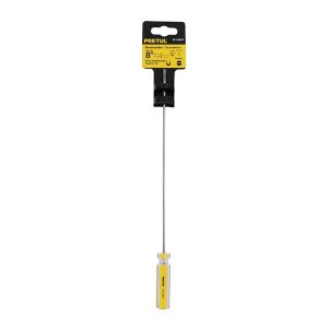 Desarmador Plano 1/8 X 8″, Mango PVC, Pretul
