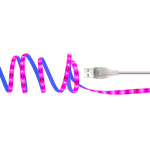 Tira de Luces Led para Cultivo de Plantas, 2835 de 1 Metro, No Impermeable, con Puerto de Alimentación USB 5VDC