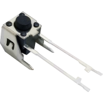 Interruptor Push Botón Horizontal 2 pines Largos 6X6X5mm NA, con Base - Image 2