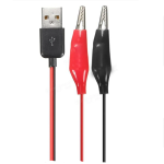 Cable con Pinzas Tipo Lagarto a USB Macho