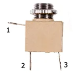 Jack Mono Hembra 3.5mm para Chasis y PCB - Image 2