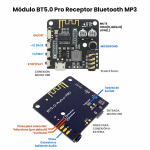 Módulo Receptor Bluetooth MP3, BT5.0 Pro - Image 3
