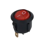 Switch Rocker On-Off Redondo Rojo/Negro, 125VAC 10A – 250VAC 6A - Image 2