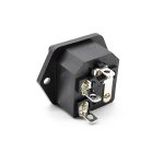 Clavija Enchufe IEC-C14 Macho, con Porta Fusible - Image 2