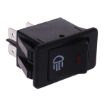 Switch para Luces Antiniebla de 4 Pines, Indicador Led Rojo, 12VDC 35A