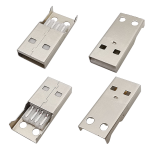 Conector USB Macho 4 Pines con Cubierta de Plástico Blanco - Image 2