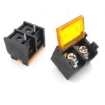 Terminales de Alta Corriente HB9500, 9.5 mm, 300V 30A de 2 Pines