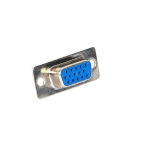 Conector VGA Hembra 15 Pines, para Soldar, sin Cubierta