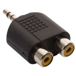 Adaptador de Plug 3.5 mm a 2 Jacks RCA, Estéreo - Image 2