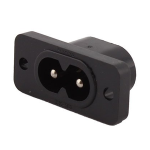 Clavija Enchufe IEC-C8 Macho