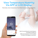 Sensor de Temperatura y Humedad para Interiores, Compatible con Alexa y Google Assistant - Image 4