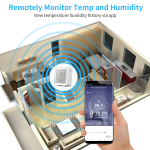 Sensor de Temperatura y Humedad para Interiores, Compatible con Alexa y Google Assistant - Image 5