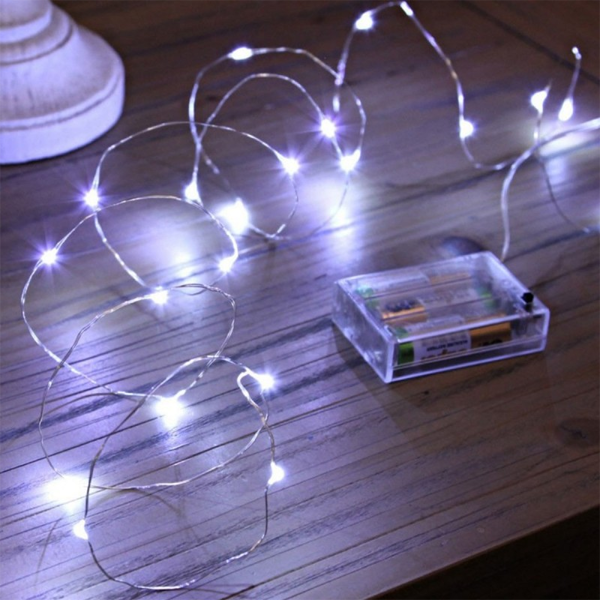 Iluminación a pilas / Baterías para tiras LED