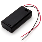 Porta Baterías para 2 Pilas AA con Switch Tapa Y Cable