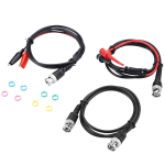 Cables de Prueba BNC con Clip Tipo Lagarto y Gancho de Prueba