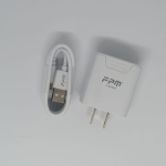 Cubo de Carga de Dos Puertos + Cable Micro USB, F-AD1007 - Image 3