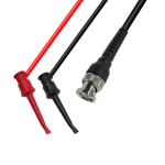 Cable de Prueba BNC Q9, para Osciloscopio con Doble Gancho de Prueba