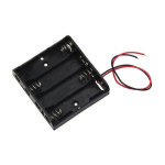 Porta Baterías para 4 Pilas AA con Cable de 15 cm - Image 2