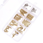 Set de 200 Separadores Hexagonales de Latón y Cobre + Tuercas + Tornillos, M2