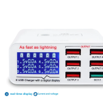 Cargador Inteligente con pantalla Digital y 6 Puertos USB, Sunshine SS-304Q - Image 2